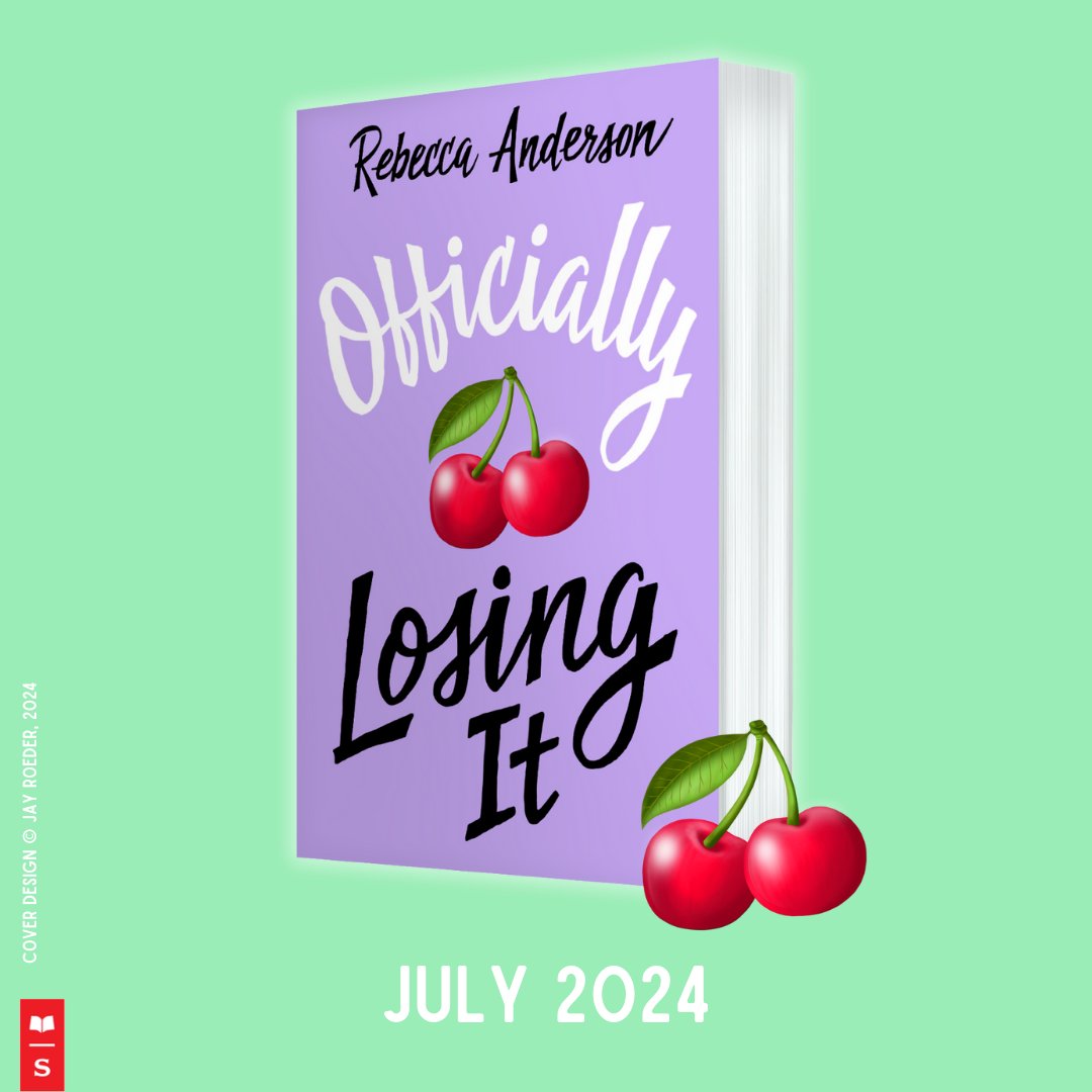 We're excited to share the cover of @Becca_A_Writes debut, #OfficiallyLosingIt! A frank, relatable and outrageously funny YA novel full of heart, friendship and the utter chaos of first relationships – perfect for fans of Sex Education and Holly Bourne. Out this July!🍒