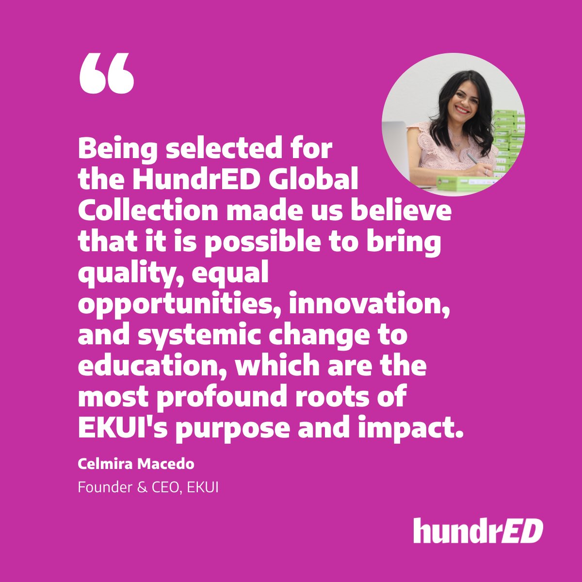 EKUI was selected for the Global Collection 2023 & 2024! 🎉 You too can join a community of changemakers in education, submit your innovation: loom.ly/FQKkejA