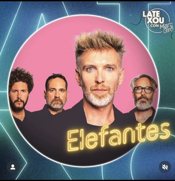 ElefantesMusic's tweet photo. Hoy en Late Xou con nuestro querido Marc Giro!! https://t.co/7163Kwvodx