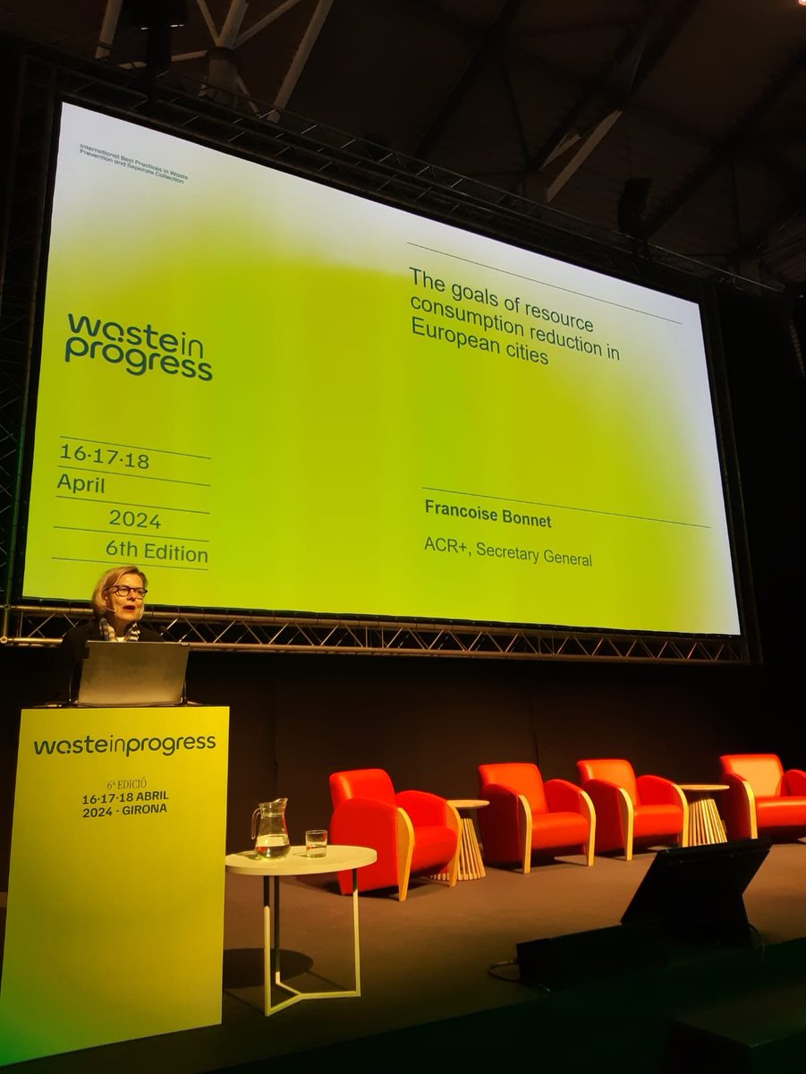 ACRplus's tweet photo. 👏 Exciting start to #WasteInProgress 2024 as ACR+ takes the stage in Girona!
📣 Our focus today? Explaining the goals for reducing #resource #consumption in European cities, and how to accelerate the transition towards a more efficient and #circular society https://t.co/1OdpW4weOn