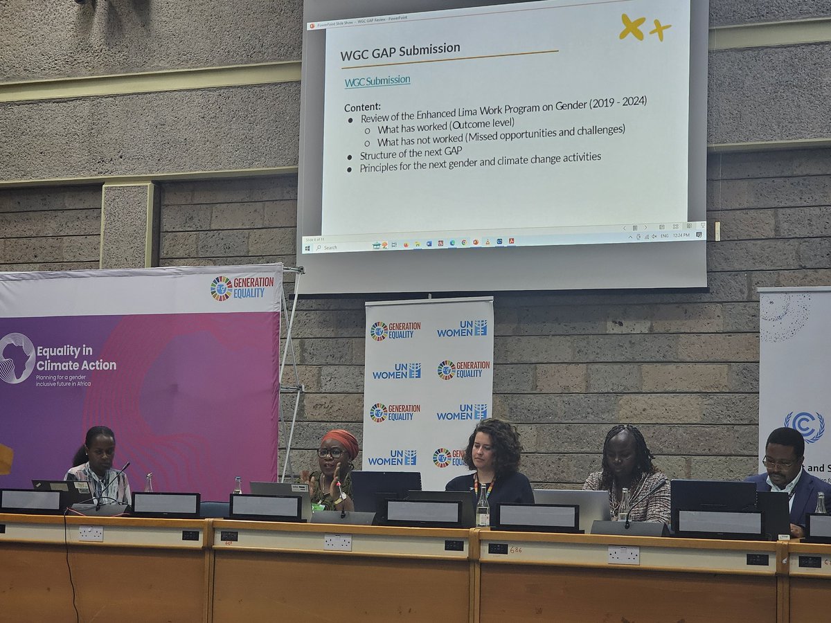 @MSalimu on the next GAP : The next work program should be at least a 10 year commitment with the five action plan. 
Indicators are important for a clear activity timeframe.
The GAP should include groups that are usually marginalized.
@WGC_Climate 
@unwomenafrica 
#ActforEqual