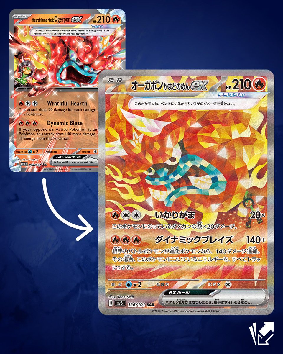 CardmarketPkmn's tweet photo. Alternative art versions were revealed for all Ogerpon Masks! #PKMSpoiler
These will be part of Mask of Change later this month https://t.co/fpRbR5zwbw