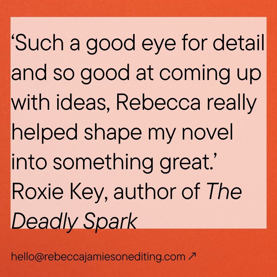 Thank you @RoxieAdelleKey for the generous feedback. I loved working with her on her debut, the dangerously good crime thriller #TheDeadlySpark, coming out on 23rd May! 🔥🚔🚨👀 

#editing #editor #books #fiction #writing #writingcommunity #writer #crime #thriller #crimethriller