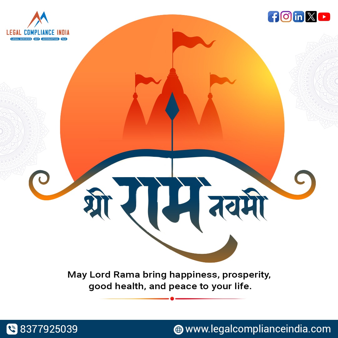 Compliance1001's tweet photo. On the holy occasion of Rama Navami, I wish that Shri Ram fills your home with happiness, peace, and prosperity. Happy Ram Navami!

Follow us for more updates!
📞8377925039

 #ramnavmistatus #ramnavmispecial #ramnavmi #ramnavmi2024 #ramnavmifestival #ramnavmi #ramayana #india https://t.co/eaQziYYGcq