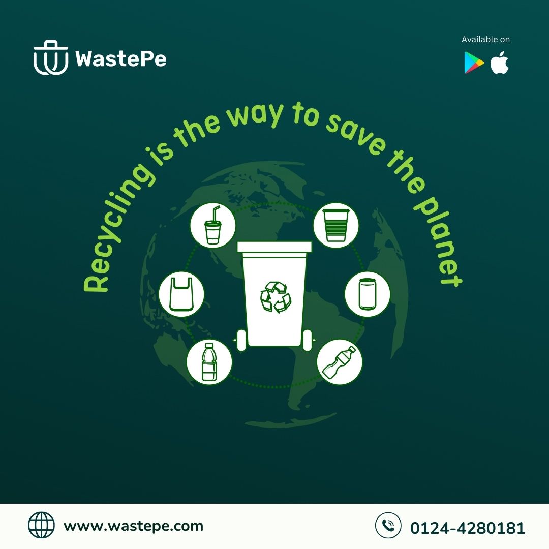 🌍♻️Recycling is the way to save the environment🌱 
.
.
.
.
#EcoFriendly #RecycleForEarth #SaveThePlanet #GreenLiving #SustainableLiving #ReduceReuseRecycle #Wastepe #Bulaowastepe