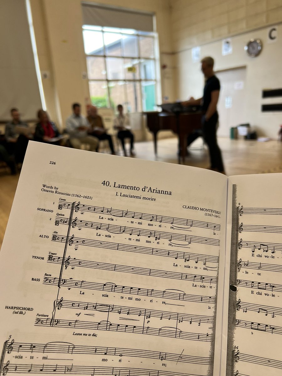 Monteverdi to start the day at the <a href="/DRETmusic/">DRET Music</a> Choral CPD day.