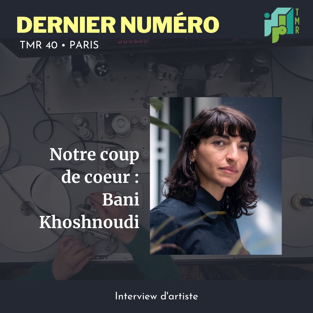 🎨 [TMR 40 • PARIS] Le travail de Bani Khoshnoudi est souvent habité par le déplacement et le déracinement. Elle explore les thèmes de l'exil, de la modernité et de ses violences, de la mémoire et de l'invisible. Retrouvez l’intégralité de l’article: bit.ly/fr-bani-khoshn…