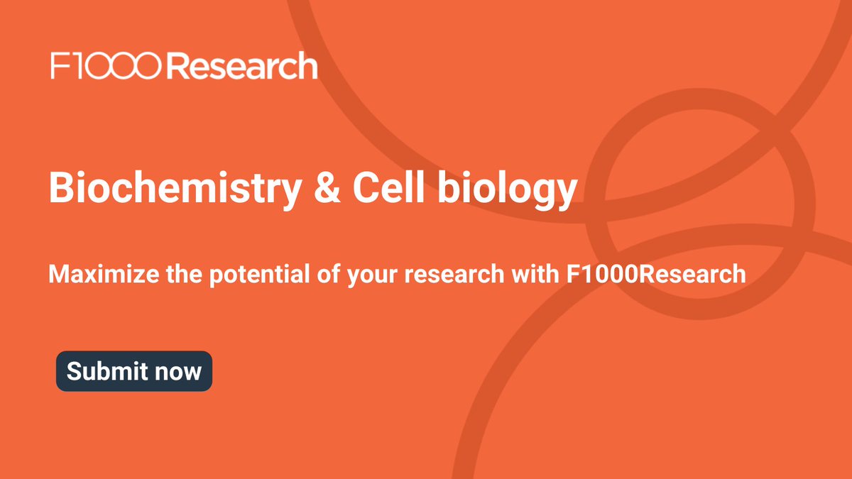 Are you ready to publish your #Biochemistry and #CellBiology research? #F1000Research welcomes all article types including #ResearchArticle, #StudyMethods, #SoftwareToolArticle and many more! Learn more: spr.ly/6015wwUaL