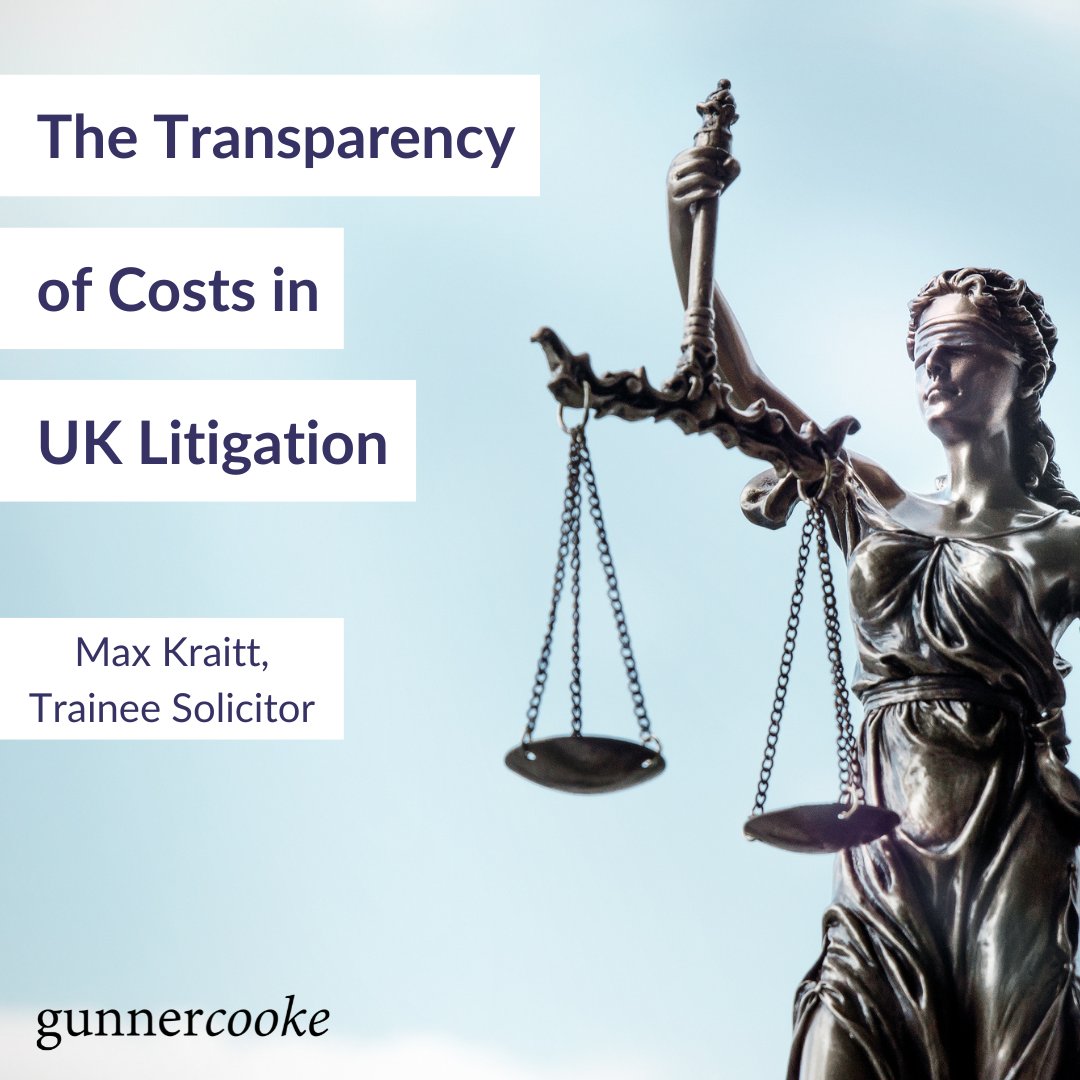 Max Kraitt, a trainee solicitor in Rashmi Dube's team, takes a look at the transparency of costs in UK litigation.

Max explores solicitor's fees, barrister's fees, and the challenges you may encounter during litigation.

Read more here: bit.ly/3Ja0r6U