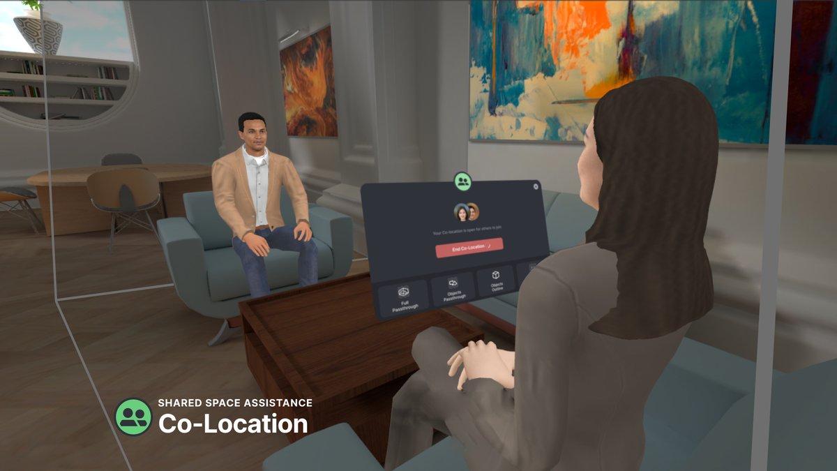 ArthurSpaces's tweet image. 🔥 Elevate your collaboration with our Co-located Meeting functionality! Transform how your hybrid and co-located teams collaborate productively and seamlessly from any location.
👓 Read how we're changing the game: eu1.hubs.ly/H08CwCv0
#VirtualReality #HybridWork #Innovation