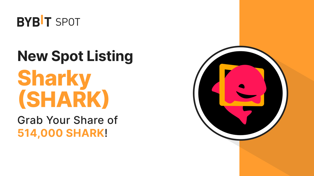 📣 $SHARK is Officially Listed on #BybitSpot with @SharkyFi Stand a chance to grab a share of the 514,000 $SHARK prize pool! 🌐 Learn More: i.bybit.com/14Gab4Qc 📈 Trade Now: i.bybit.com/2ab5mzo0 #TheCryptoArk #BybitListing