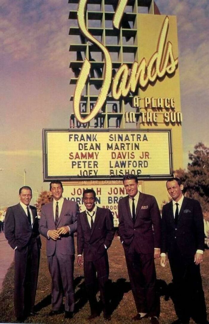 The Rat Pack At The Sands In Las Vegas, 1960s