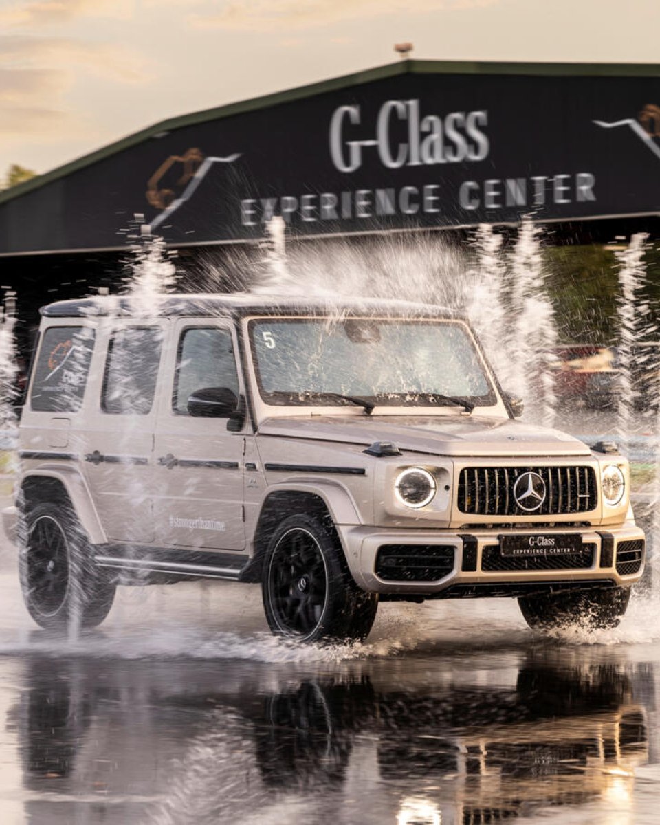 MercedesBenz's tweet photo. G-Class Fans, watch out! Did you know that there is a 100,000-square-metre site in Austria where you can experience and drive the G-Class in its natural habitat? 

Book your visit to the G-Class Experience Center in Graz now: https://t.co/bNdofWY2nG

📷 dirkweyhenmeyercc (IG) https://t.co/NeNZR81Xob