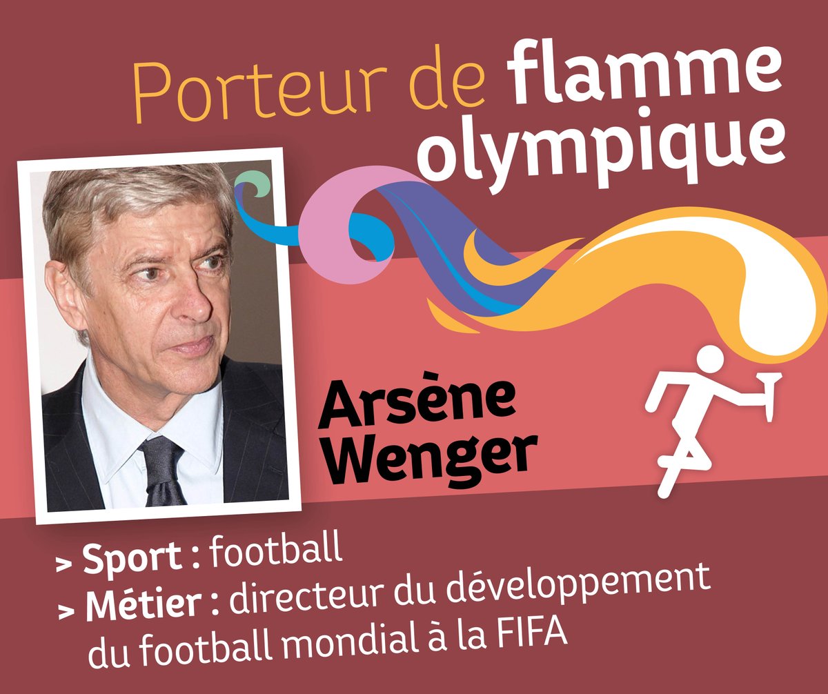 #Paris2024 Arsène Wenger portera la flamme olympique en Alsace le 26 juin 2024 ! 🔥🔵🟡⚫️🟢🔴#TerreDeJeux2024

© Gaius Cornelius