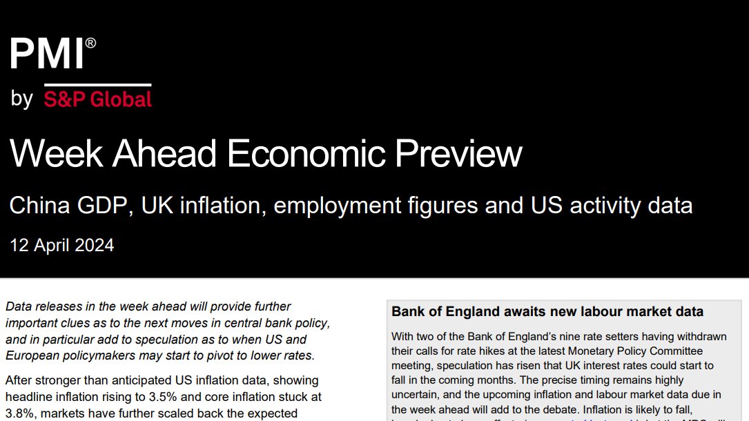 Main data releases this week will provide further important clues towards central bank policy, and in particular add to speculation as to when US and European policymakers may start to pivot to lower rates. #weekahead

Preview the week with us: okt.to/VYJRNx