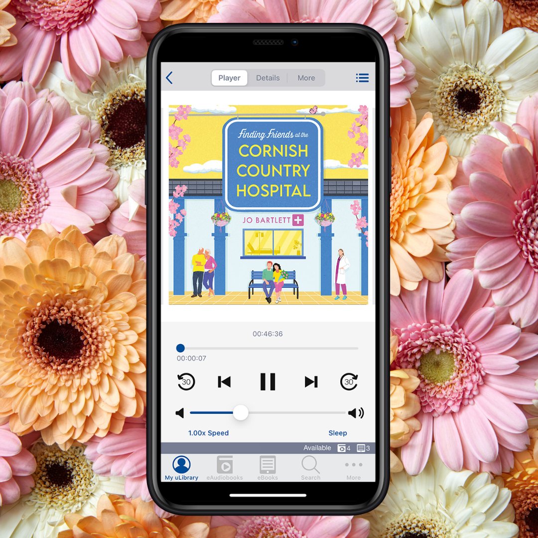 Welcome to the Cornish Country Hospital 🌷🎧

This new GORGEOUS book for Jo Bartlett, and the first in your new favourite series, is available to listen and love via #uLibrary now!

Listen today, read by Emma Powell 🎧

#Cornwall #uLibraryListen