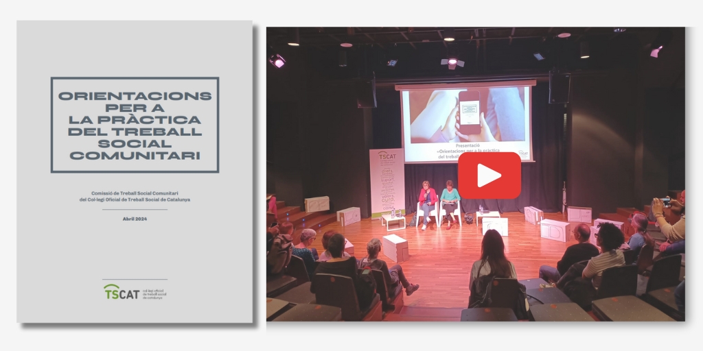 Ja tens disponible el document "Orientacions per a la pràctica del treball social comunitari", elaborat per la nostra Comissió de #TreballSocialComunitari. Una guia imprescindible per orientar i determinar les #dimensions bàsiques d'aquestes experiències. 

📗 Llegeix el