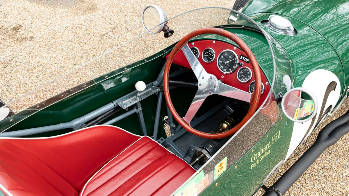 The 1957-58 Lotus Climax Type 12 is a piece of racing history. Driven by legend Graham Hill, and later, the first woman in F1, Maria Theresa de Filippis, this is a legacy on wheels.

It's hitting the auction block in Monaco on May 10 with Bonhams. A true collector's dream.