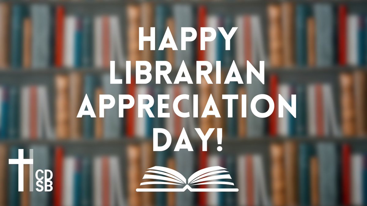 Happy Librarian Appreciation Day! Today, we celebrate the fantastic, committed and passionate Librarians that we are so blessed to have in our schools. Thank you for all that you do! 🤗📚 #LibrarianAppreciationDay