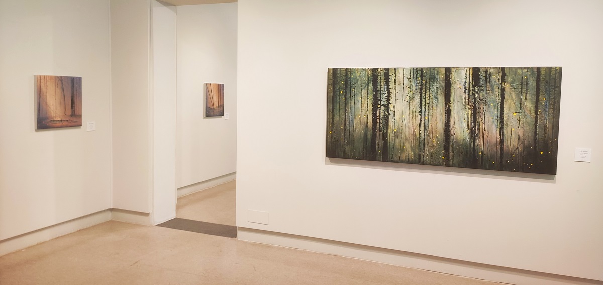 Nog t/m zondag 5 mei INTO THE WOODS in Galerie MUGA hEERENVEEN.
Kom langs en geniet van de indrukwekkende werken van kunstenaar Rob Regeer.
Alle werken zijn te koop 
toegang gratis
Openingstijden: dins t/m vrij 11.00-17.00, za &amp; zo 13.00-17.00