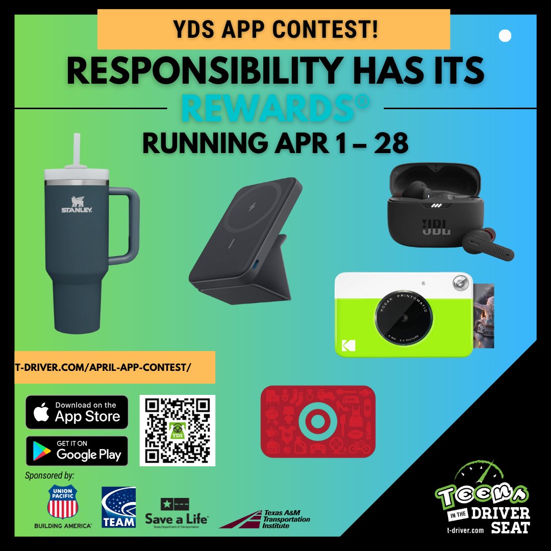 During #DistractedDrivingAwarenessMonth - we are hosting our APP contest! Head to this link and find out more info about it: ow.ly/a31z50R9S7G 🚗📲 Always prevent #DistractedDriving 🤩 #SafeDriving #TrafficSafety #EndTheStreakTX #PedestrianSafety #BikeSafe