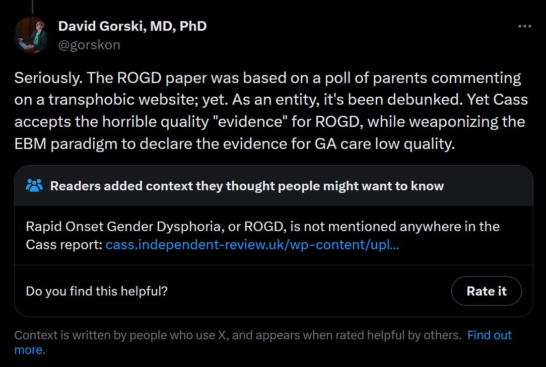 Gorski's bio says 'Scientist/surgeon promoting science-based medicine'.