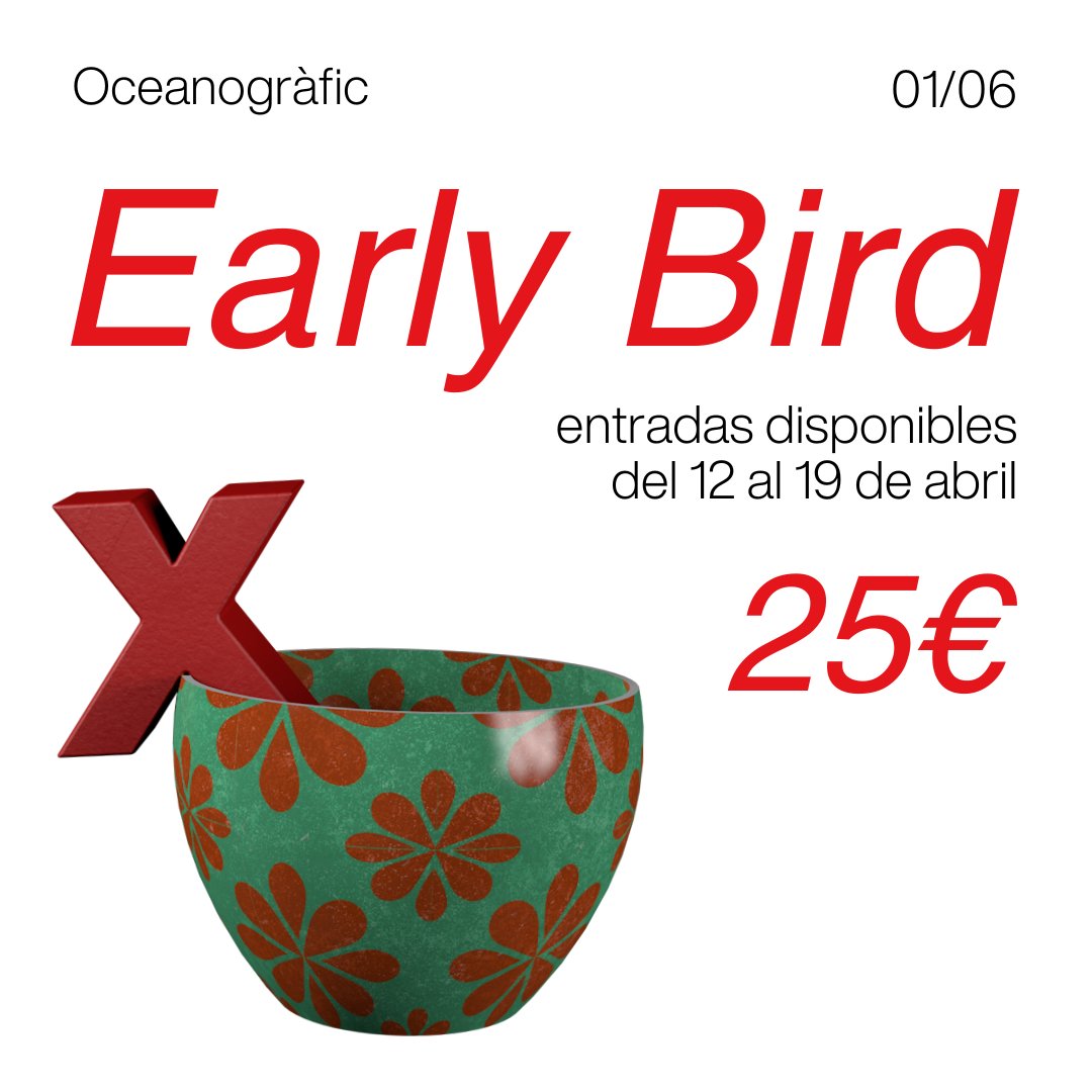 🚨 Entradas Early Bird ya disponibles a 25€ 🚨

Solo del 12 al 19 de abril. ¡No te quedes sin la tuya! 🎟️

tedxvalencia.com 

#tedx #tedxvalencia #Influencia #tedxvalencia2024