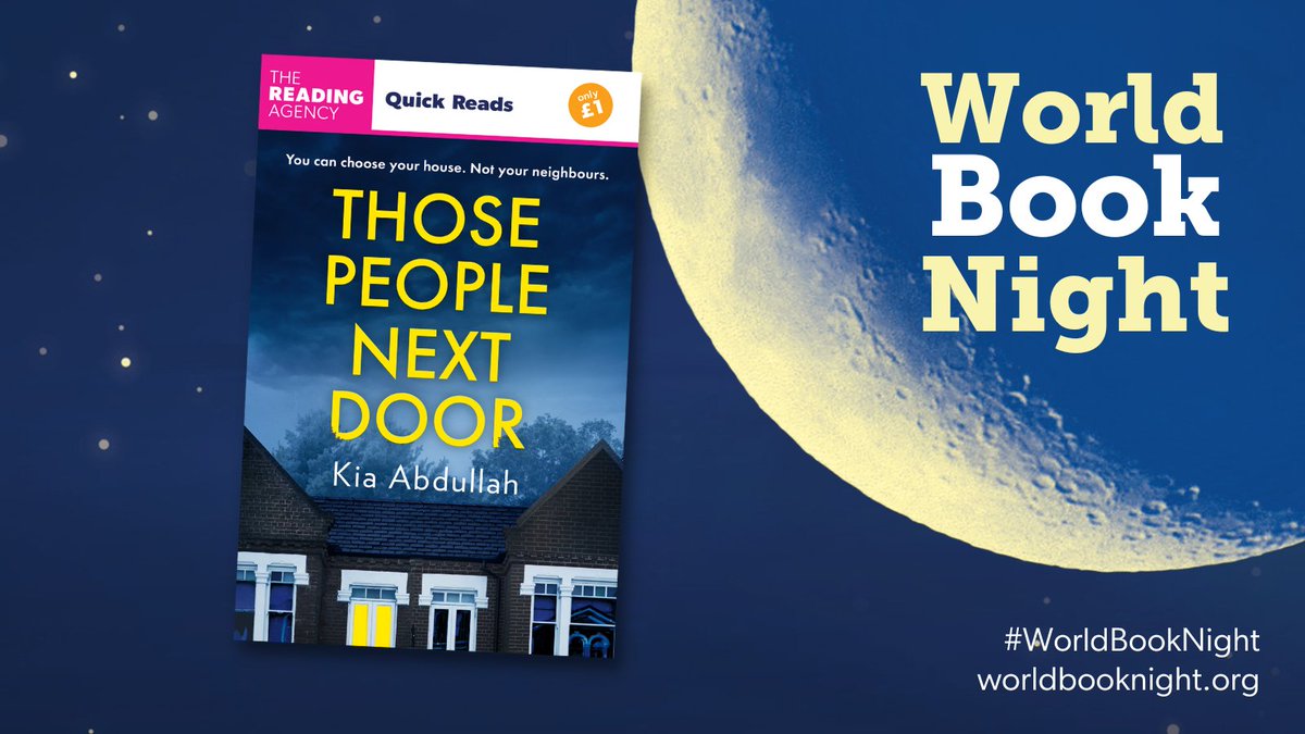 Our libraries have received copies of the #QuickReads book - Those People Next Door by Kia Abdullah to celebrate #WorldBookNight next week 📚

Did you know there are 6 #QuickRead books available? Visit the @readingagency's page to find out what books they are! 

#AwenLibraries