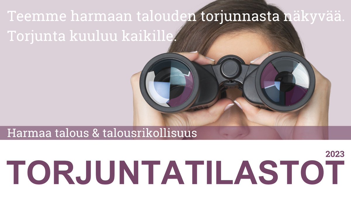 Viranomaisten #harmaatalous ja #talousrikollisuus torjuntatilastot vuodelta 2023 on julkaistu. Viime vuonna talousrikoksia oli ennätyksellinen määrä, myös EU:n Venäjä-pakotteiden valvonta on kasvattanut viranomaisten valvontatehtävien määrää. Lue lisää: tulli.fi/-/talousrikoks…