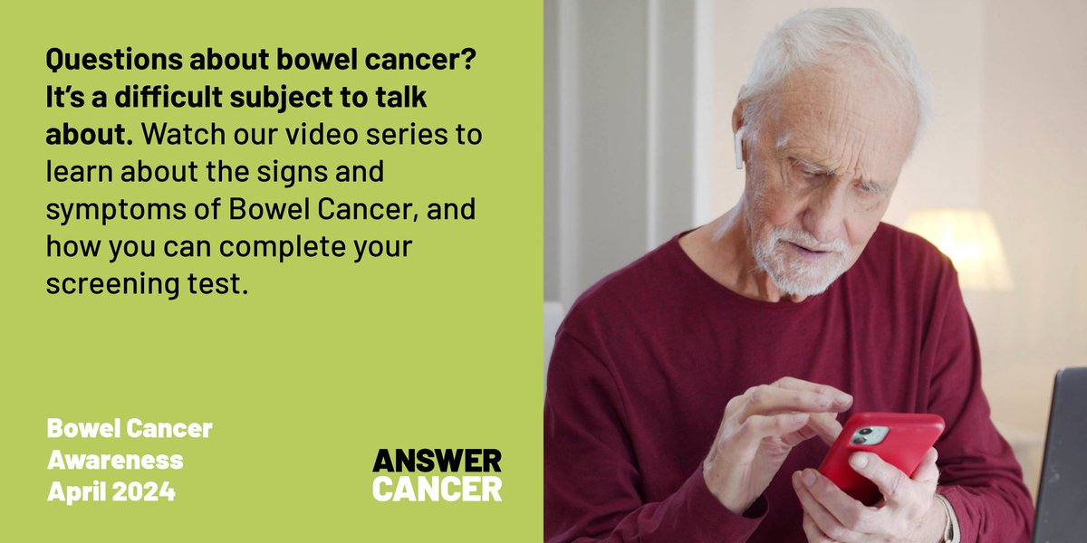 Why do I need to do a test? Does it matter that I have no signs or symptoms? If you’ve got questions like these about #bowelcancer, our videos in community languages are a good place to start. youtube.com/playlist?list=…