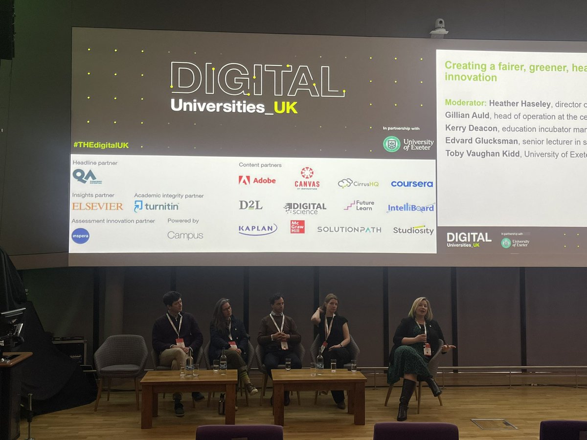 THEeventsglobal's tweet image. Breakout sessions have started at Digital Universities UK 2024. 

Keep sharing your photos and videos using #THEdigitalUK

@UniofExeter