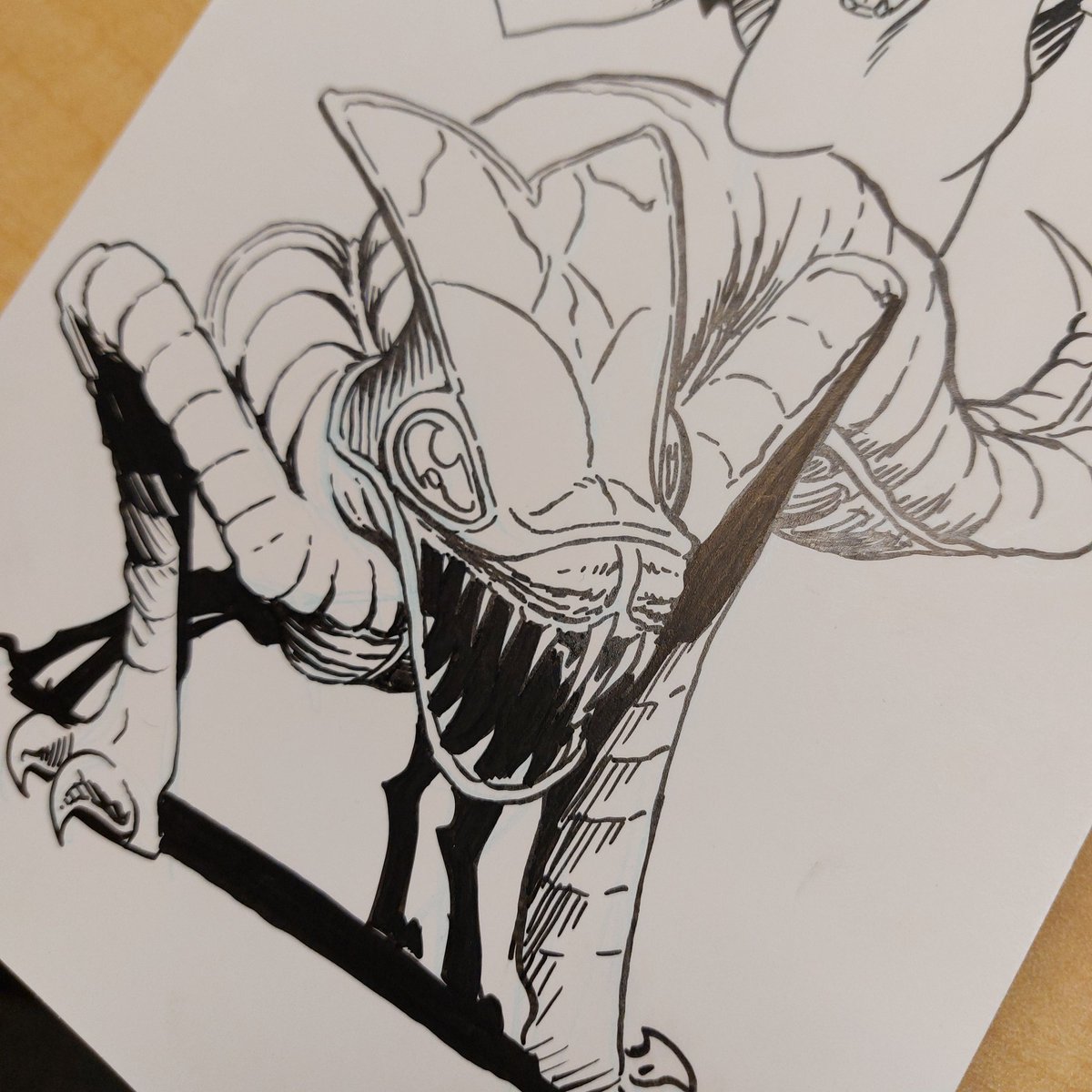 McComicker's tweet photo. #inking #comicart #kickstarterrewards https://t.co/fgt1nC0Q7Y