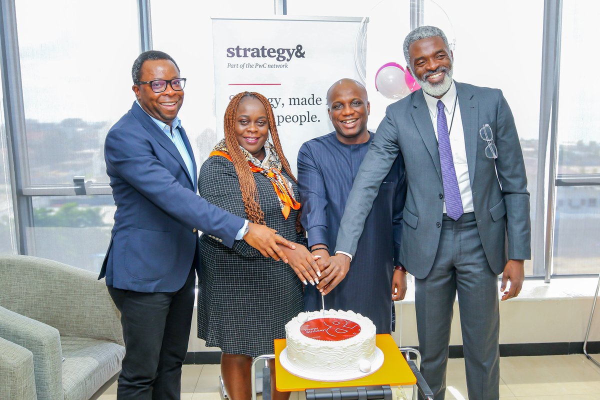 PwC_Nigeria's tweet photo. Yesterday, we hosted official 10-year anniversary celebrations across our offices.
Our clients are at the heart of @Strategyand's journey as part of the PwC network and we're proud of our impact made.
Happy anniversary, @Strategyand!
https://t.co/GWs5JiVnDh
#StrategyMadeReal https://t.co/5U1scsbox6