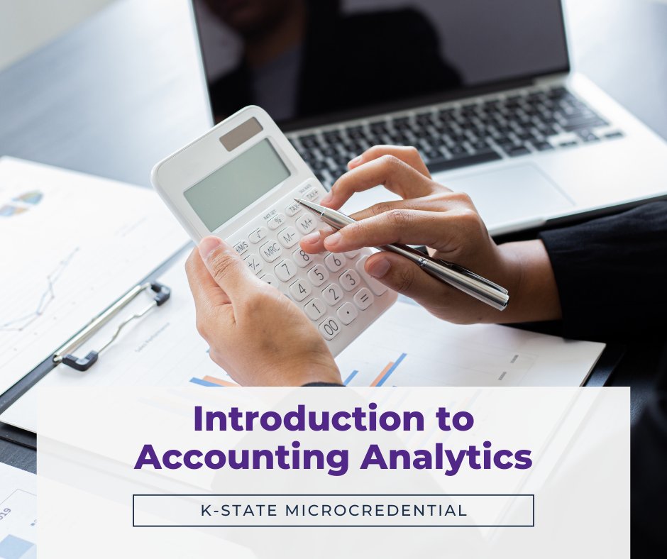 Accounting professionals who can interpret financial data and tell a compelling story with numbers are in high demand. Learn more about our microcredential, Introduction to Accounting Analytics, at tinyurl.com/5n6cbwp7