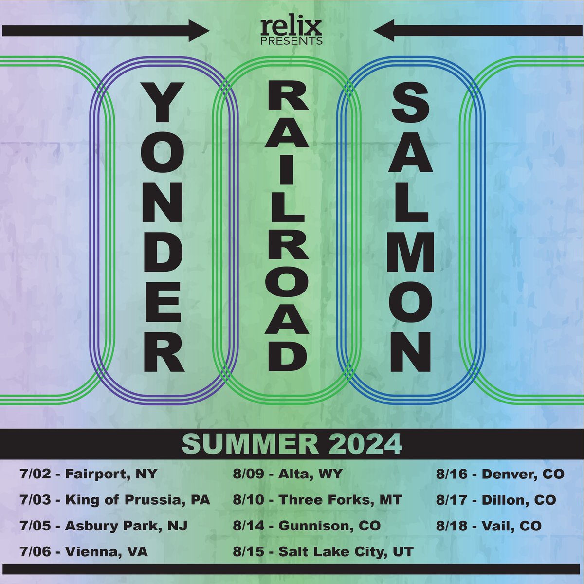 We've added another summer tour date with @YonderMountain and @RailroadEarth - August 15th at @RedButteGarden in Salt Lake City, UT! Public tickets will go on sale Thursday, May 2nd at 9am MT!