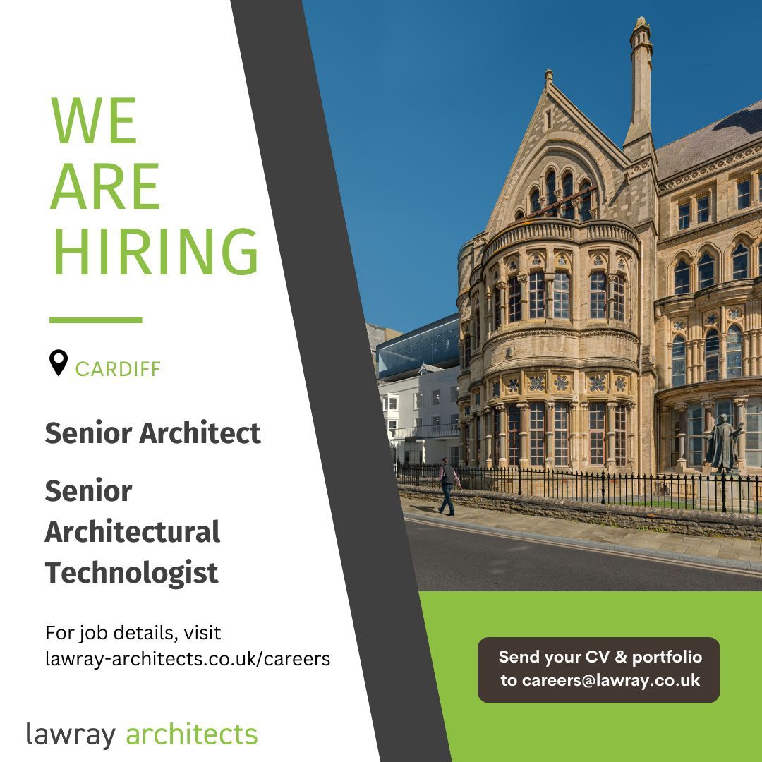 We are seeking a Senior Architect/Architectural Technologist to join our Cardiff team.

Our studio is currently located in CF15 7AB, with exciting plans to relocate to a vibrant, modern studio in central Cardiff within the next 12 months! 

#hiring #architecturejobs #cardiffjobs