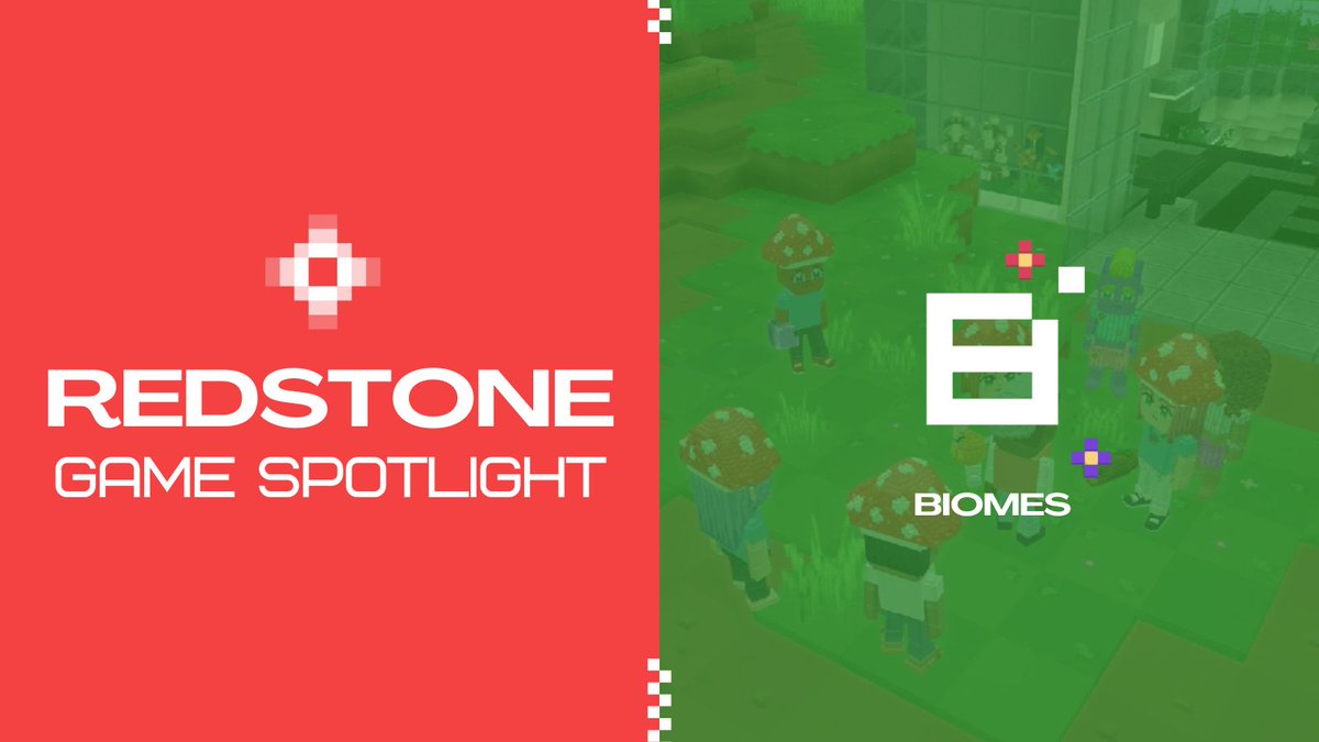 Minecraft but fully onchain @biomesAW is launching on @redstonexyz mainnet May 1st, with @gg_quest_gg in-game experiences going live on the same day Here’s what you need to know about Biomes 👇 ⚔️ Gameplay Biomes is a sandbox MMORPG played in the browser Mine resources &…