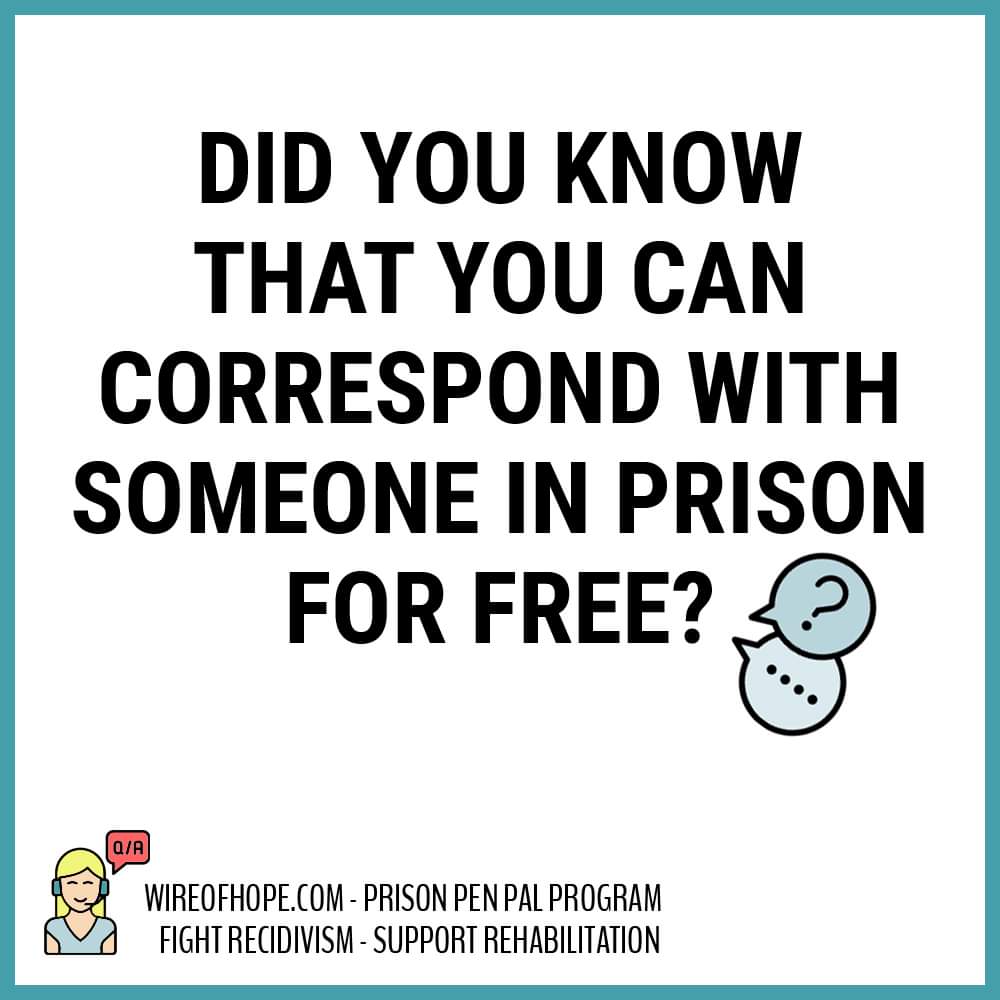 Wire_of_Hope's tweet photo. Got questions for us? Drop them in the comments below! ๐
#corrlinks #prisonemail #emailaprisoner #prisonemailsystem #federalsystem #federalprisoners #prisonpenpal #rehabilitation #secondchance #reentry #prisonreform #writeaprisoner #prisoncorrespondence https://t.co/IAS57HdEKi