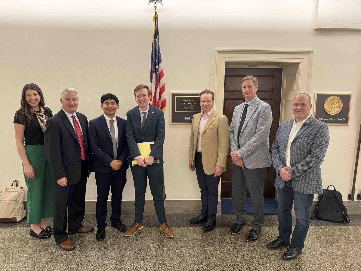 Thanks Freddy+Ethan @repzoelofgren for meeting with us to learn about the challenges our industry faces. As science evolves, let’s work together to lessen regulatory burden to bring product to market, expanding access for farmers feeding a growing population in a changing climate