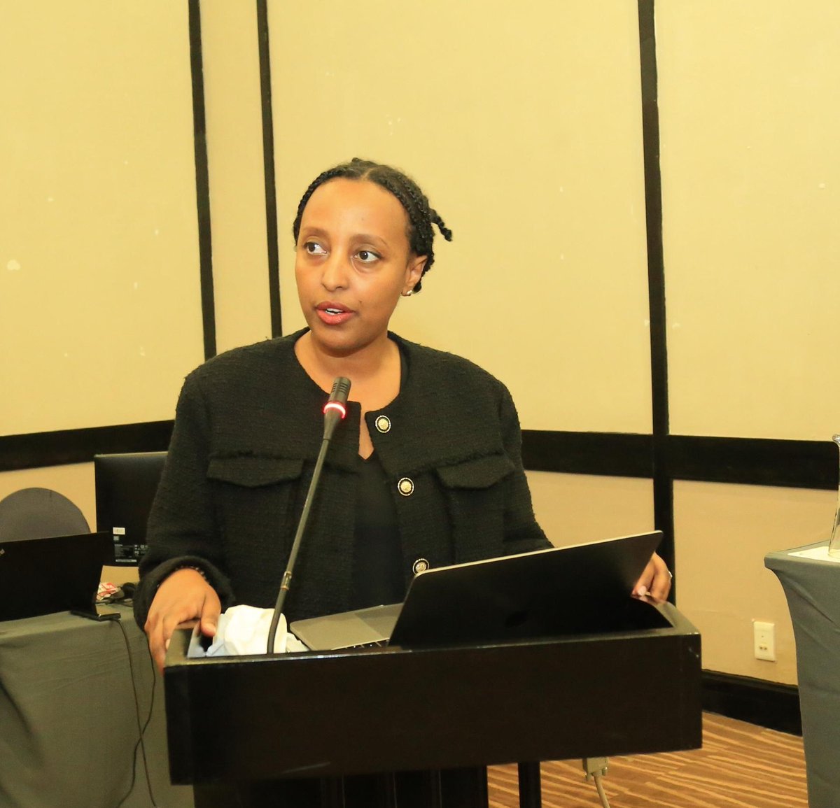 Makda Tessema highlights the role #ACERWC can play as the new chairperson of the African Governance Platform. ACERWC will lead consultations on the proposal for the AU Theme of the Year on Democracy, Governance and Human Rights 2026. #ACERWC43