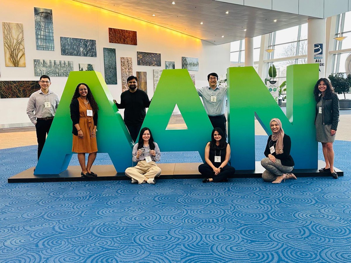 EpilepsyCNP_WSU's tweet photo. Wayne State University at #AAN2024 @AANmember 

Who says work can’t be fun?

@rohitmarawar @MaryamSyedNeuro @DeeptiZutshiMD @maysaa_basha https://t.co/aauDrMiHjd