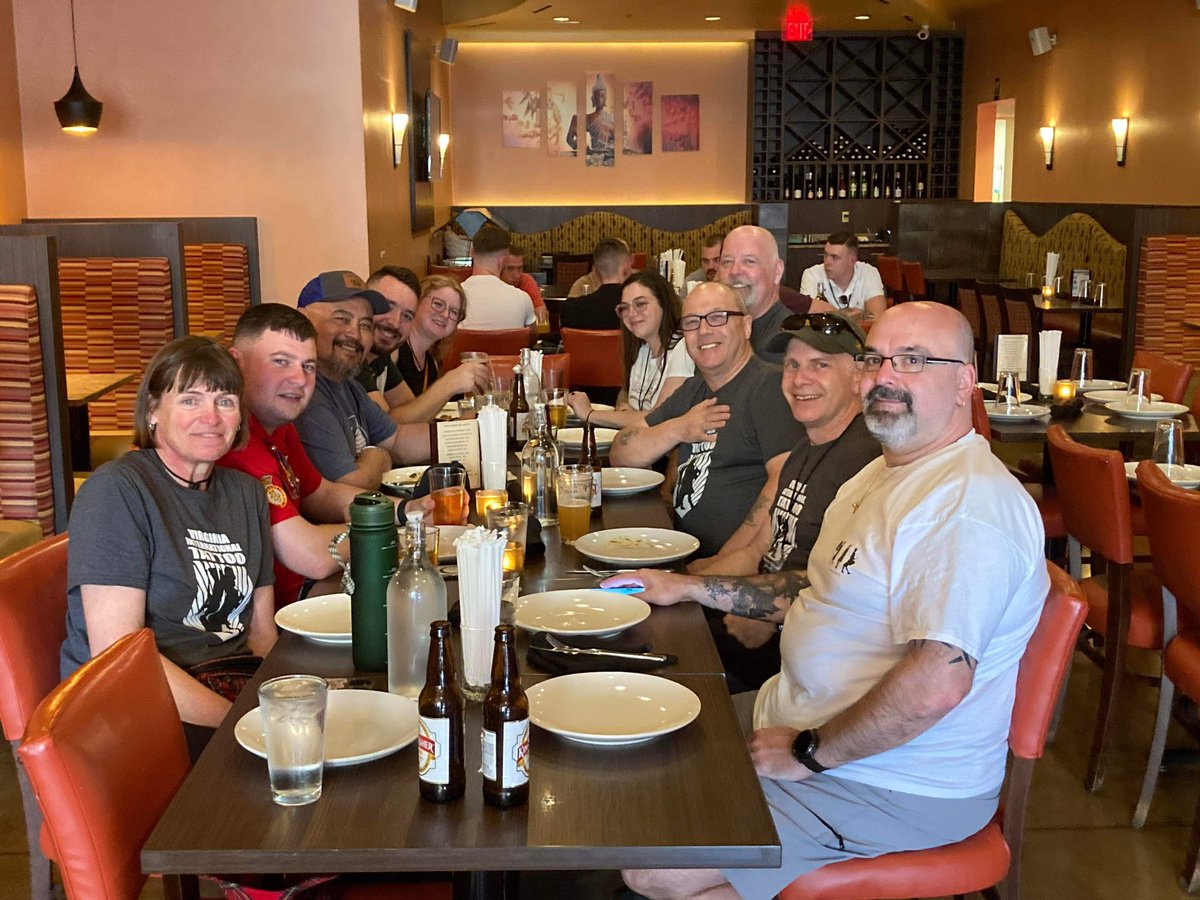 BWACFPipeMajor's tweet photo. Yesterday we started to bring the music together for Finale with band leaders only playing. Followed by a team dinner at the local curry house. Today we have everyone play Finale music before we start to pull the show together tomorrow. 

#team #band #music #VIT24 #pipes #finale https://t.co/60uH0fZnyC