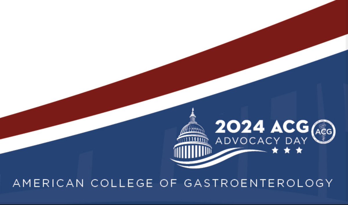 On Thursday #ACGAdvocacyDay2024, I'll be meeting members of Congress to discuss: Prior Authorization Surveillance Colonoscopy coverage Medicare reimbursement ... etc If you have any health policy issues you'd like me to bring up, please reach out! #GITwitter