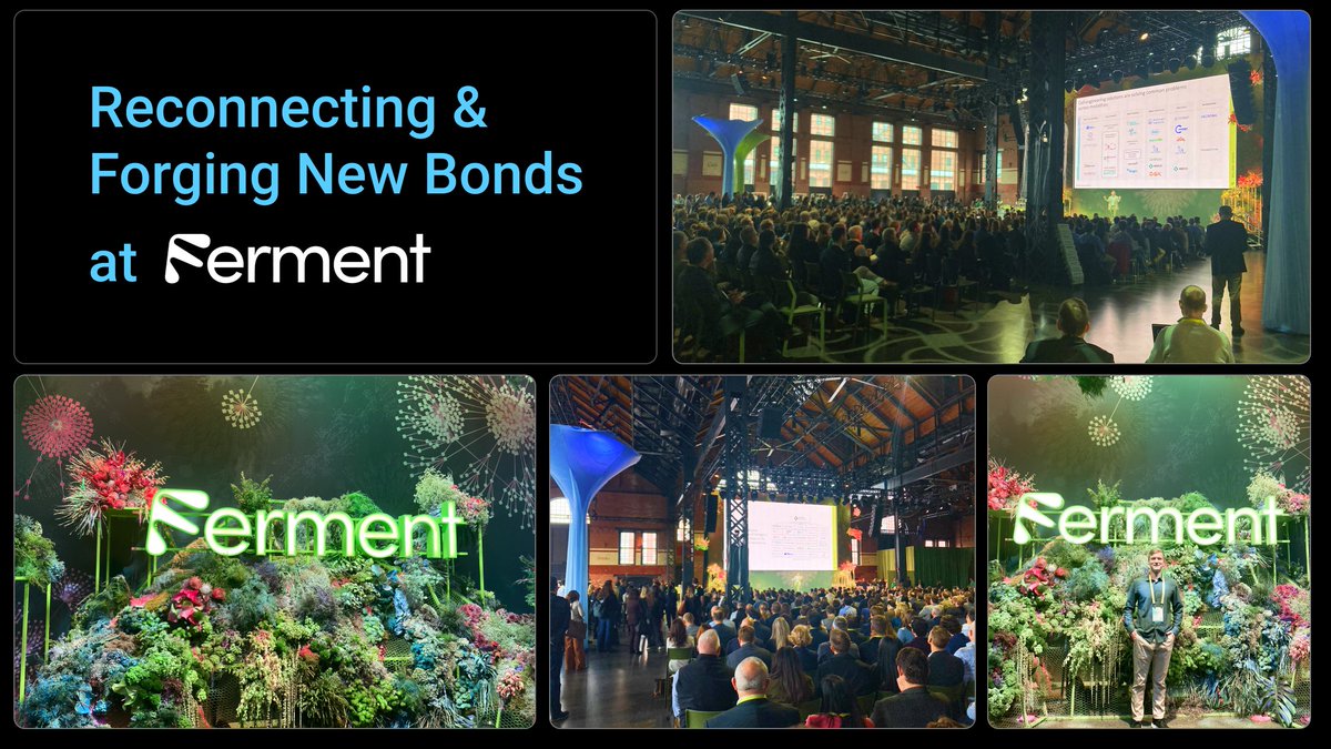 We were happy to see familiar faces and new ones at Ferment last week. Looking forward to creating a world with AI-enabled science + AI-enabled scientists with folks like @nvidia, @BiomapI, @cradlebio, @Ginkgo