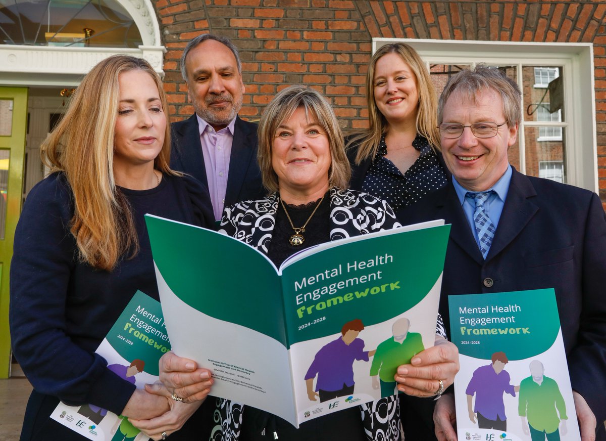 Our new Mental Health Engagement Framework has been launched. The framework aims to support mental health service providers& people with lived experience of mental health services to work together to improve services. Read more about it here: bit.ly/43ZxHaE @MHER_Ire