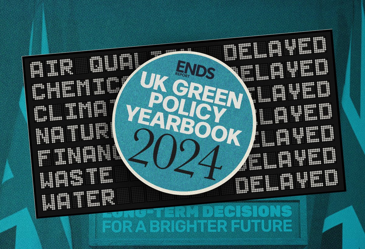 🔵 Why has the #ChemicalStrategy been delayed for years?
🔵 Will the #LandUseFramework really come out in 2024?
🔵 How far has the so-called #boilertax been kicked back?

Our new report previews what comes next for 30+ failed UK #greenpolicy pledges ⬇️
endsreport.com/marketreports