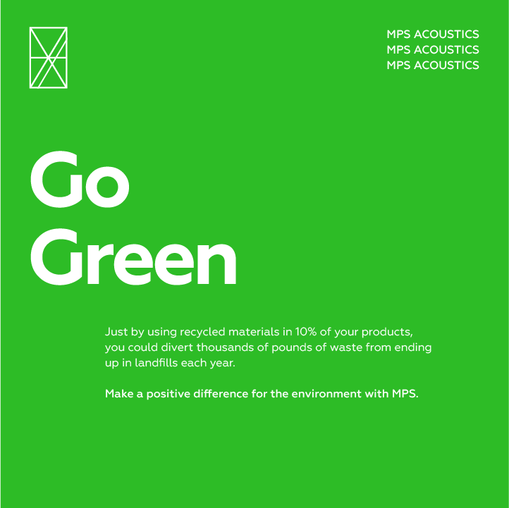 We use sustainable products, but we're not stopping there! Let's make an even bigger impact together! 💪 From reducing waste to spreading positive vibes, join us on this journey to a brighter, greener future! #GoGreen #MPSAcoustics