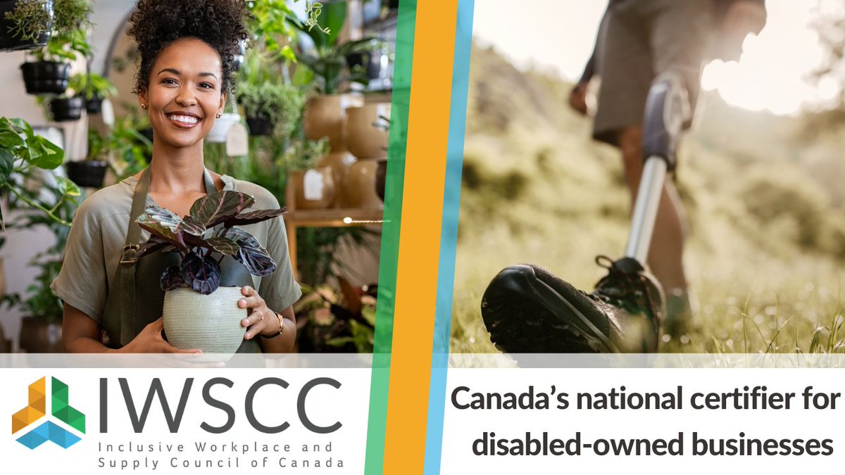 Join a national community of #DisabledOwned businesses. Become a part Canada’s supply chain and succeed in procurement! Invest in success with the IWSCC.

Visit zurl.co/AtUt to learn more.

#DisabledEntrepreneur #Disability #SupplierDiversity