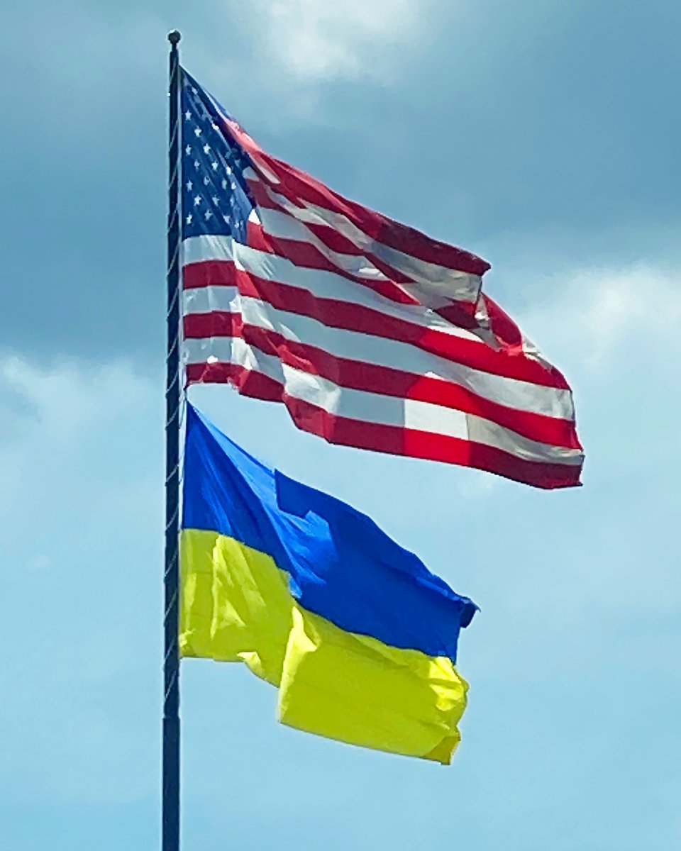 @U24_gov_ua The Ukrainian flag in the photo is the largest in the USA! It's 30x60 feet on a 200 foot flagpole next to I-90. Tens of thousands of people per day see it when its flying as they drive into Chicago, home to over 50K Ukrainian diaspora. #SlavaUkraïni 🇺🇸🤝🇺🇦 cbsnews.com/chicago/news/c…