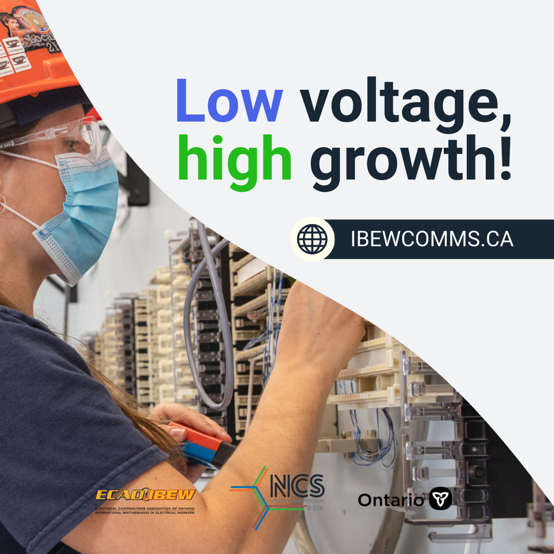 Are you an experienced communications or low-voltage worker? The IBEW is here to help you get certified with a 631A Network Cabling Specialist License! 🙌 Learn more: 🌐 ibewcomms.ca #networkcomms #networkcabling